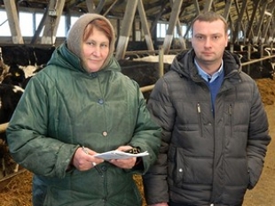 На ферме «Новый свет» Быховского района используют эффективный способ кормления скота
