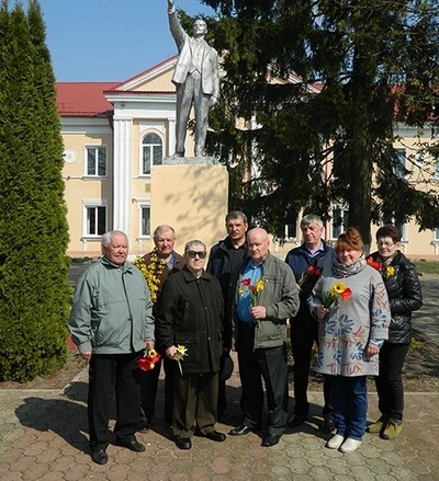 22 апреля общественность города Быхова отметила День рождения вождя мирового пролетариата Владимира Ильича Ленина