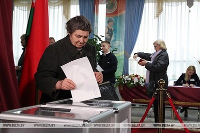 Предварительная явка избирателей на парламентских выборах в Беларуси составила 77,22%