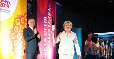 Презентация эстафеты «Пламя мира» II Европейских игр состоялась в Минске