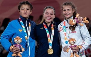 Быховчанка Наталья Варакина завоевала бронзу в женской борьбе на юношеских Олимпийских играх