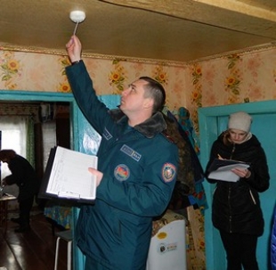 Быховские спасатели провели рейд в Смолицком сельсовете