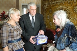 Быховчанка-долгожительница Дора Мироновна Гехт встречала гостей