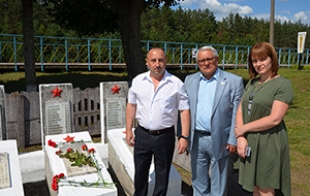 Россиянин нашел своего погибшего в годы ВОВ деда на быховской земле