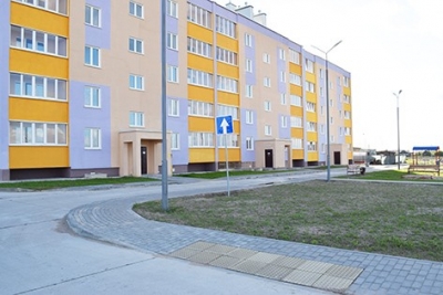 В Быхове счастливых новоселов принимает новый 60-квартирный дом
