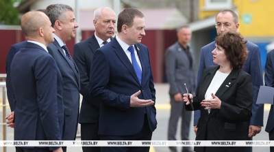Турчин ознакомился с производственными мощностями ОАО "Лидский молочно-консервный комбинат"