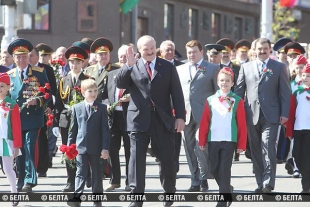 В праздновании Дня Победы в Беларуси приняли участие около 1,1 млн. человек