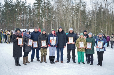 Спортивный праздник «Быховская лыжня-2021» прошел в д. Воронино