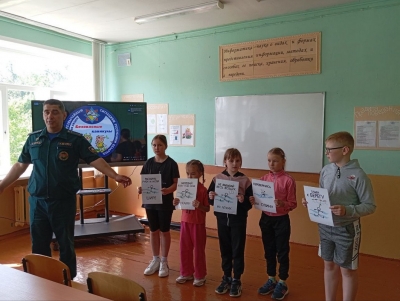 Детям о безопасности на каникулах. Быхов.