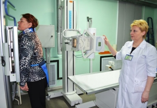 В Быховской райбольнице установлен рентгеновский аппарат «Космос Универсал»