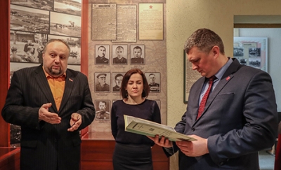 В Быховском районном историко-краеведческом музее открыли новый фрагмент экспозиции