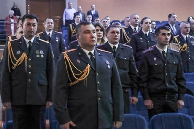 В Быхове прошло торжественное мероприятие, посвященное 105-летию со Дня образования белорусской милиции