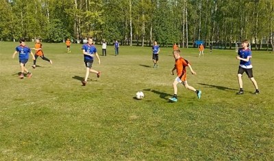 В Быховском ФОЦ прошли соревнования по футболу «Кожаный мяч»