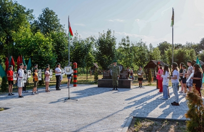 В Быхове прошла патриотическая акция «Боевой расчет»