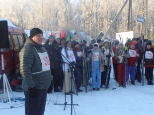 В лесном массиве в окрестностях деревни Воронино прошли соревнования «Быховская лыжня-2013»