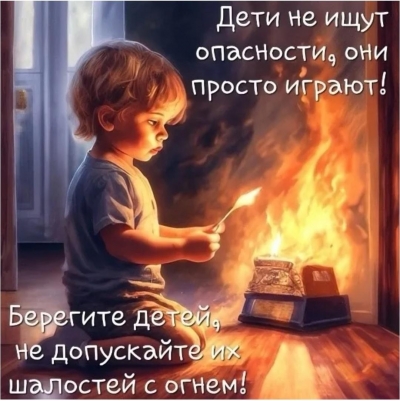Огонь и дети: опасные шалости и как их предотвратить